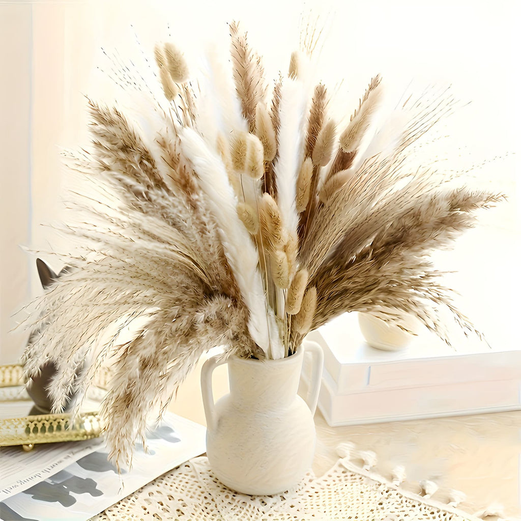 VINTERÄNG – torkad pampas- & gräsbukett