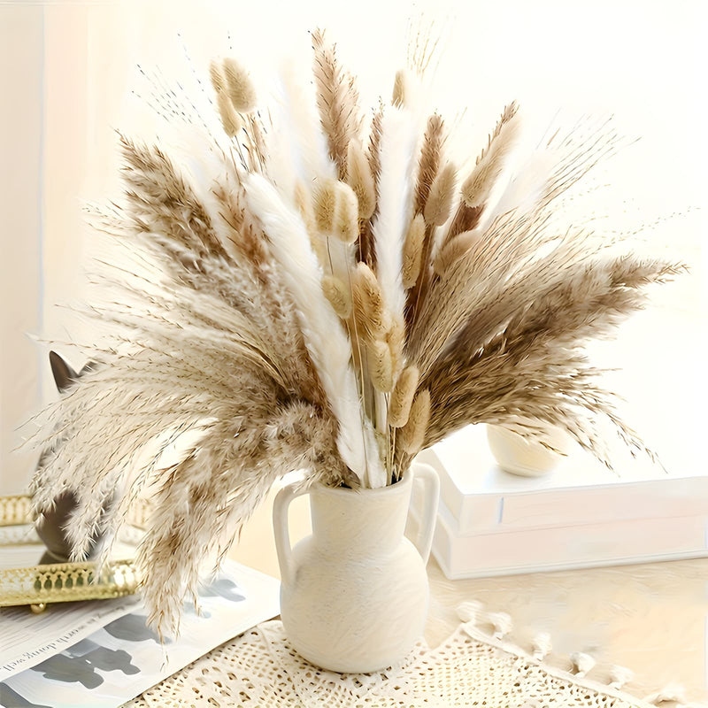 VINTERÄNG – torkad pampas- & gräsbukett