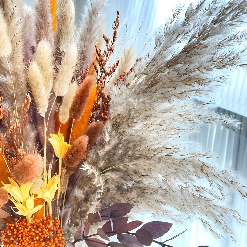VINTERÄNG – torkad pampas- & gräsbukett